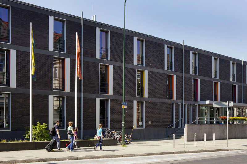 Vooraanzicht City Hostel Düsseldorf